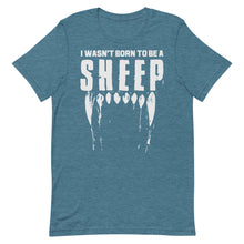 Cargar imagen en el visor de la galería, Wasn’t Born to be a Sheep Short-Sleeve Unisex T-Shirt