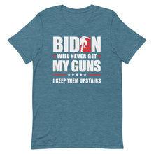 Charger l'image dans la galerie, BIDEN STAIRS AND GUNS Short-Sleeve Unisex T-Shirt