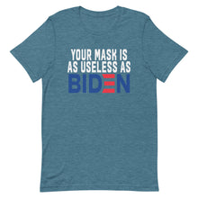 Load image into Gallery viewer, MASK useless as BIDEN Short-Sleeve Unisex T-Shirt
