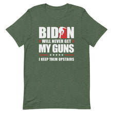Charger l'image dans la galerie, BIDEN STAIRS AND GUNS Short-Sleeve Unisex T-Shirt