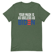 Charger l'image dans la galerie, MASK useless as BIDEN Short-Sleeve Unisex T-Shirt