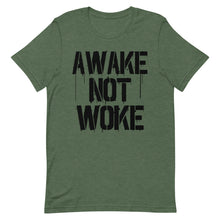 Cargar imagen en el visor de la galería, AWAKE NOT WOKE Short-Sleeve Unisex T-Shirt