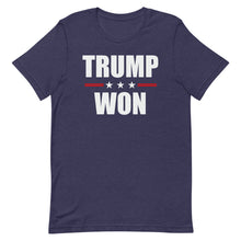 Cargar imagen en el visor de la galería, TRUMP WON Short-Sleeve Unisex T-Shirt