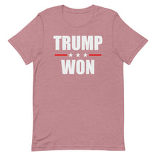 Cargar imagen en el visor de la galería, TRUMP WON Short-Sleeve Unisex T-Shirt