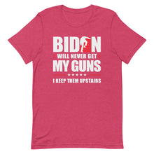 Charger l'image dans la galerie, BIDEN STAIRS AND GUNS Short-Sleeve Unisex T-Shirt