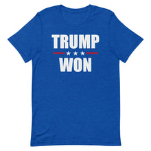 Cargar imagen en el visor de la galería, TRUMP WON Short-Sleeve Unisex T-Shirt