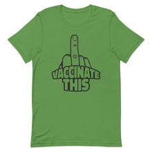Cargar imagen en el visor de la galería, VACCINATE THIS Short-Sleeve Unisex T-Shirt