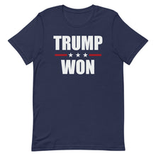 Cargar imagen en el visor de la galería, TRUMP WON Short-Sleeve Unisex T-Shirt
