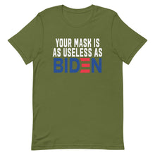 Charger l'image dans la galerie, MASK useless as BIDEN Short-Sleeve Unisex T-Shirt