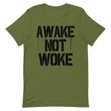 Cargar imagen en el visor de la galería, AWAKE NOT WOKE Short-Sleeve Unisex T-Shirt