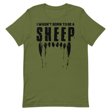 Charger l'image dans la galerie, Wasn’t Born to be a Sheep Short-Sleeve Unisex T-Shirt