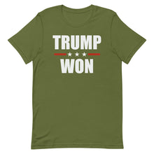 Cargar imagen en el visor de la galería, TRUMP WON Short-Sleeve Unisex T-Shirt