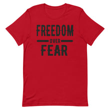 Cargar imagen en el visor de la galería, Freedom over Fear Short-Sleeve Unisex T-Shirt