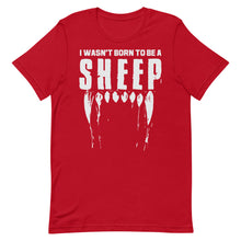 Cargar imagen en el visor de la galería, Wasn’t Born to be a Sheep Short-Sleeve Unisex T-Shirt