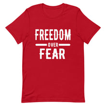 Cargar imagen en el visor de la galería, Freedom over Fear Short-Sleeve Unisex T-Shirt