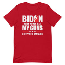 Charger l'image dans la galerie, BIDEN STAIRS AND GUNS Short-Sleeve Unisex T-Shirt