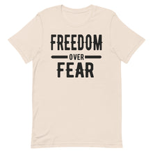 Cargar imagen en el visor de la galería, Freedom over Fear Short-Sleeve Unisex T-Shirt