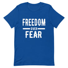 Cargar imagen en el visor de la galería, Freedom over Fear Short-Sleeve Unisex T-Shirt
