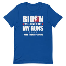 Charger l'image dans la galerie, BIDEN STAIRS AND GUNS Short-Sleeve Unisex T-Shirt