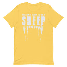 Cargar imagen en el visor de la galería, Wasn’t Born to be a Sheep Short-Sleeve Unisex T-Shirt