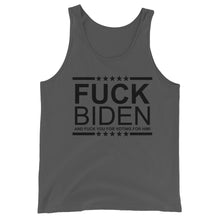 Cargar imagen en el visor de la galería, F**K BIDEN Unisex Tank Top