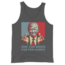 Cargar imagen en el visor de la galería, Trump Middle Finger Unisex Tank Top