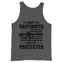 Cargar imagen en el visor de la galería, Not Vaccinated fully protected Unisex Tank Top