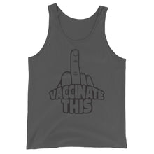 Cargar imagen en el visor de la galería, VACCINATE THIS Unisex Tank Top