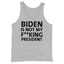 Cargar imagen en el visor de la galería, Biden is not my F**king President Unisex Tank Top