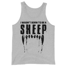 Charger l'image dans la galerie, Wasn’t born to be a sheep Unisex Tank Top