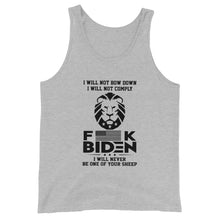 Cargar imagen en el visor de la galería, F**K BIDEN ! Not one of your sheep ! Unisex Tank Top