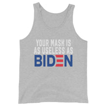Cargar imagen en el visor de la galería, MASK useless as BIDEN Unisex Tank Top