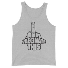 Cargar imagen en el visor de la galería, VACCINATE THIS Unisex Tank Top
