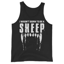 Cargar imagen en el visor de la galería, Wasn’t born to be a SHEEP Unisex Tank Top