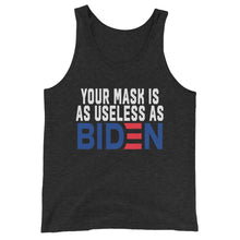 Cargar imagen en el visor de la galería, MASK useless as BIDEN Unisex Tank Top