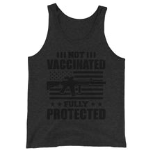 Cargar imagen en el visor de la galería, Not Vaccinated fully protected Unisex Tank Top