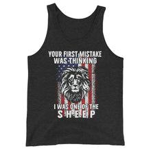 Cargar imagen en el visor de la galería, NOT A SHEEP Unisex Tank Top