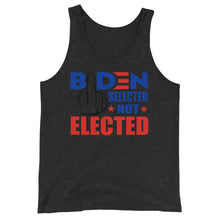 Cargar imagen en el visor de la galería, Biden selected not Elected Unisex Tank Top