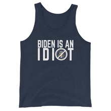 Charger l'image dans la galerie, BIDEN IS AN IDIOT Unisex Tank Top