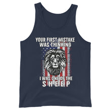 Cargar imagen en el visor de la galería, NOT A SHEEP Unisex Tank Top