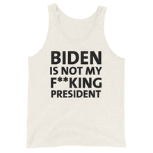 Cargar imagen en el visor de la galería, Biden is not my F**king President Unisex Tank Top