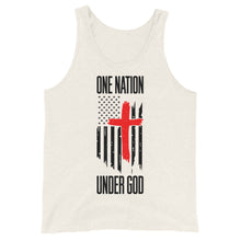 Cargar imagen en el visor de la galería, One Nation Under God Unisex Tank Top