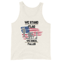 Cargar imagen en el visor de la galería, We Stand For The Flag Unisex Tank Top