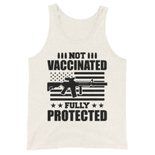 Cargar imagen en el visor de la galería, Not Vaccinated fully protected Unisex Tank Top