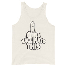 Cargar imagen en el visor de la galería, VACCINATE THIS Unisex Tank Top