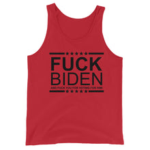 Cargar imagen en el visor de la galería, F**K BIDEN Unisex Tank Top