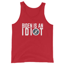 Charger l'image dans la galerie, BIDEN IS AN IDIOT Unisex Tank Top