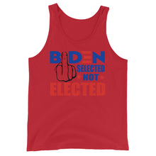 Cargar imagen en el visor de la galería, Biden selected not Elected Unisex Tank Top