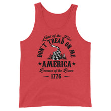 Cargar imagen en el visor de la galería, Don’t tread on me Unisex Tank Top