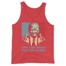 Cargar imagen en el visor de la galería, Trump Middle Finger Unisex Tank Top